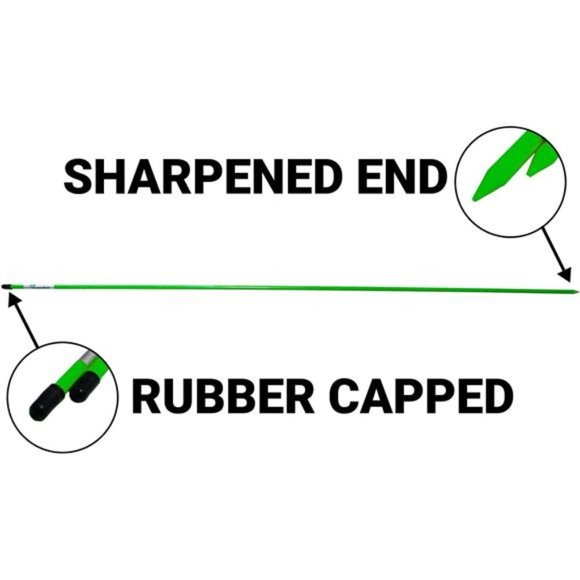 48" Golf Alignment Sticks 4 Pack, Full Length Golf Alignment Rods Training Aid - Picture 4 of 7